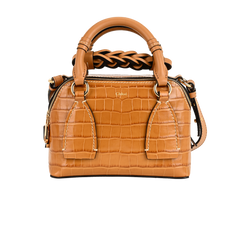 Daria Croc Effect, Leather, Tan, 6507, DB/S, 4*